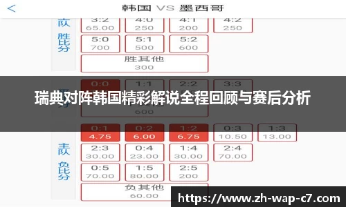 瑞典对阵韩国精彩解说全程回顾与赛后分析